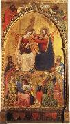 Jacopo Di Cione, The Coronation of the Virgin wiht Prophets and Saints